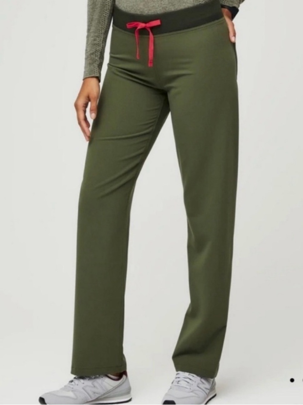 M/Tall Figs Olive Green Livingston Scrub Pants